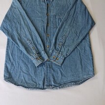 OXER RN#98891 Men's Cotton Long Sleeve Button-Down Denim Skirt Size Medium image 15