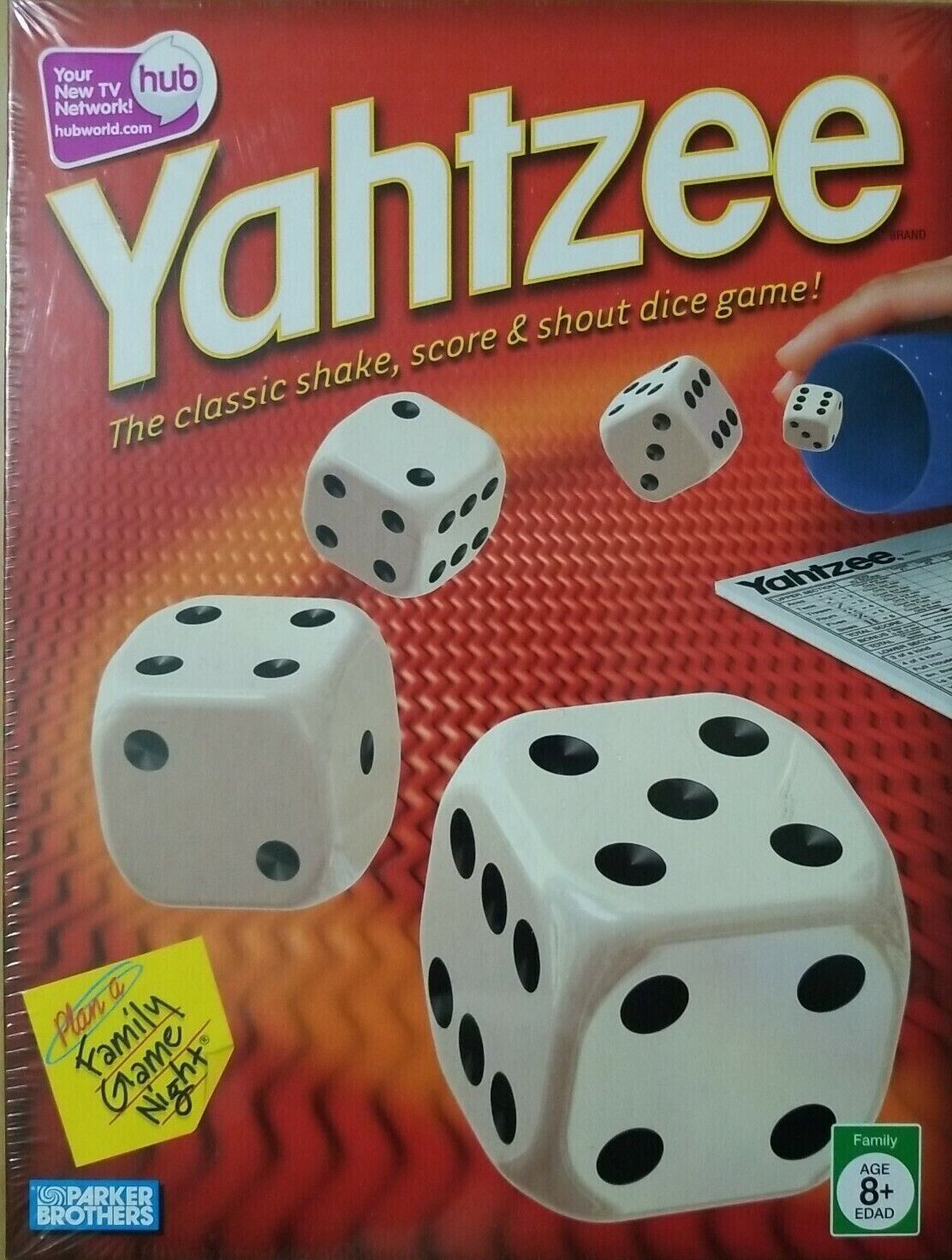 Primary image for Yahtzee™ Dice Game By Hasbro Gaming, New in Box Sealed