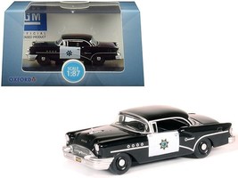 1955 Buick Century &quot;California Highway Patrol&quot; (CHP) Black 1/87 (HO) Scale Diec - £19.53 GBP