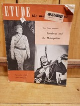 Etude: The Music Magazine, September 1949 Ezio Pinza Broadway &amp; the Metropolitan - £14.51 GBP