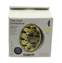 Conair The Curl Collective Diffuser 4 Curly to Coily  Yellow Distressed Package - $12.76