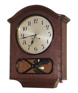 1915 Mechanical Wooden wall windup Clock with Pendulum Lorenz Furtwngler... - $700.00