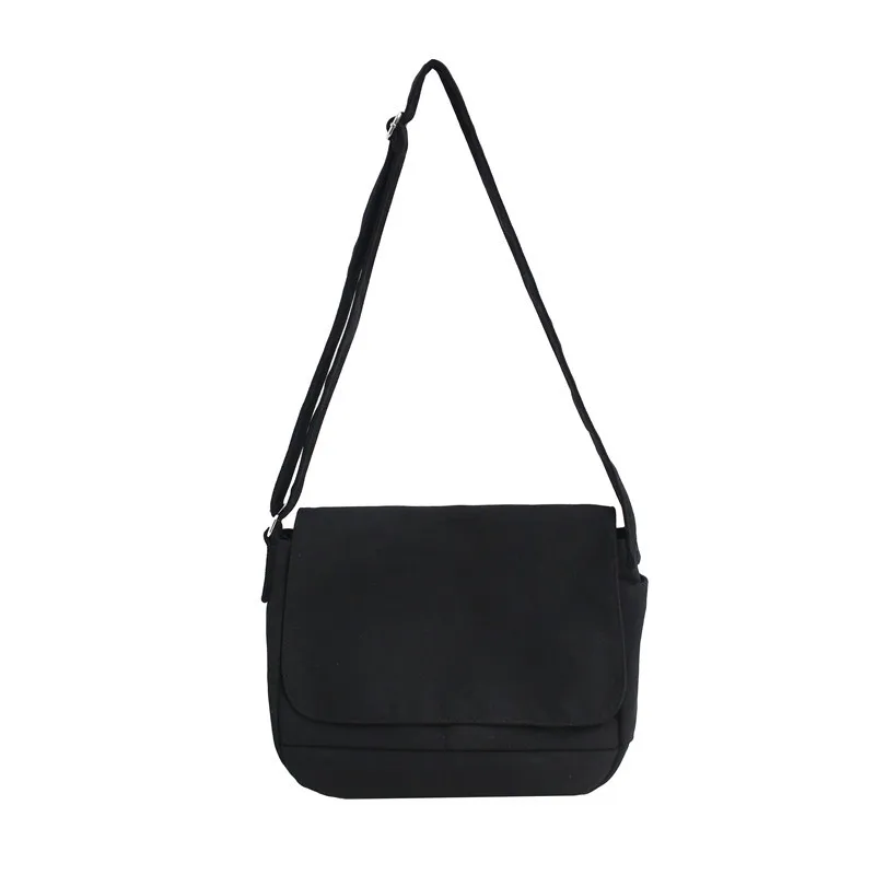 Japanese Canvas Shoulder Crossbody Bag for Women 2023 Cotton Cloth Student Satch - $101.87