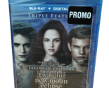 The Twilight Saga Triple Feature Extended Editions Blu-Ray, 2015 New - $20.30