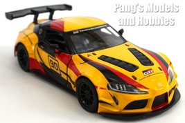 5 inch Toyota GR Supra Racing Concept - Racing - 1/36 Scale Diecast Model Yellow - $16.82