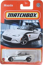 Hot Wheels Matchbox &#39;15 Mazda MX-5 Miata - White 61/102 - $10.88