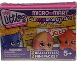 Shopkins REAL LITTLES  Micro Mart 2 pack blind box NEW Sealed - $12.77
