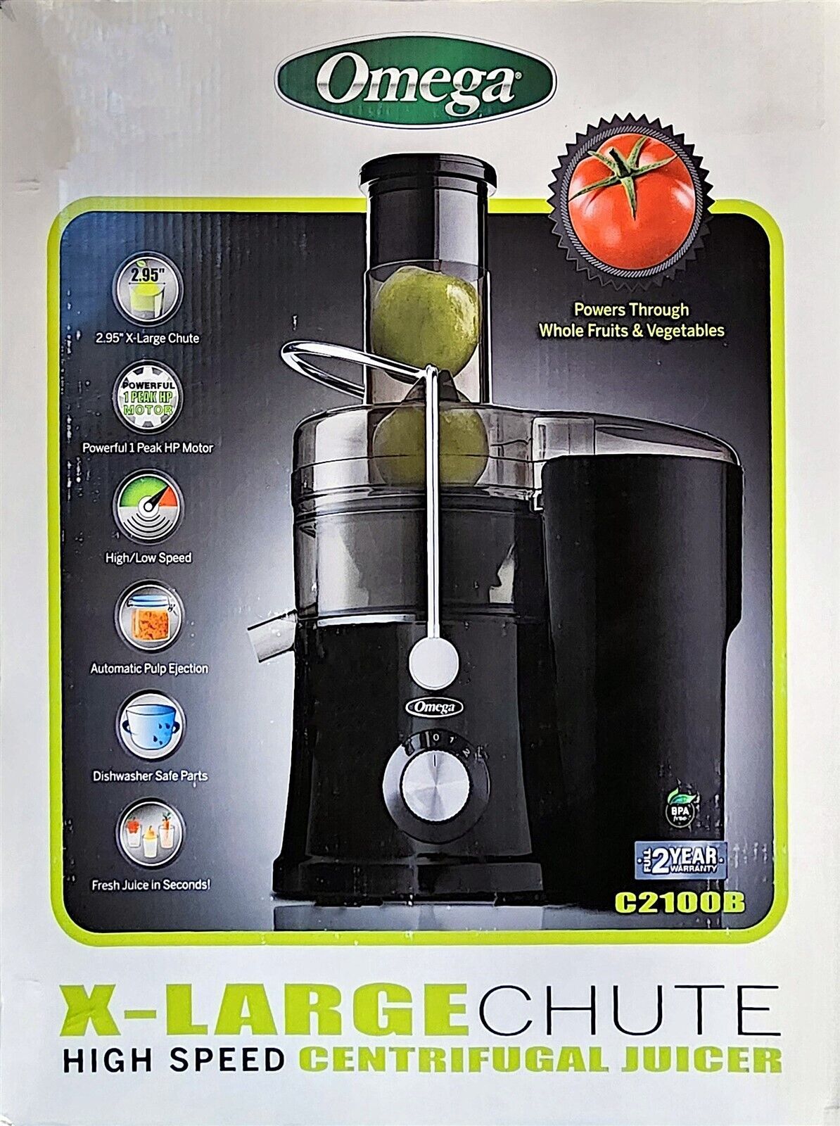 Omega fruit and vegetable juicer hot sale