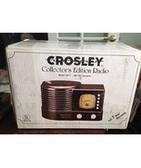 Crosley Collector&#39;s Limited Edition AM/FM Radio with Cassette Model CR 1... - £47.95 GBP