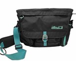 Mountainsmith Adventure Office Small Messenger Bag Black &amp; Teal - $28.66