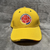 Columbia De Futbol Hat Baseball Cap Adjustable Strap Yellow Stitched Soc... - $29.99