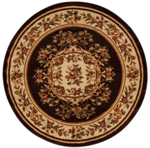 Nourison PARAMOUNT Chocolat Zone Tapis 160cm x 160cm - £61.95 GBP