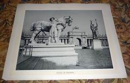 Columbian Exposition Statue of Industry 1894 Antique Print 14 x 17 - £17.43 GBP