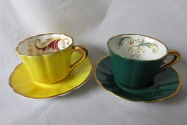 Vintage Miniature Bone China Cup and Saucer Sets - Canadian Superior, 1970s - £12.86 GBP