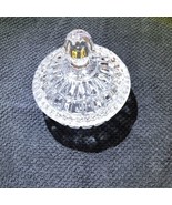 Yugoslavian Lead Crystal Lidded Candy Bowl Dish Designed Beautiful Enter... - $24.30