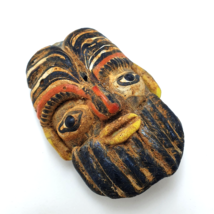 Antique Styel Vintage handmade face bead mosaic Glass Bead - $856.82 MXN