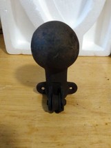VTG Finial Post 4” Cannon Ball Flag Pole Fits 3/4” Pole or Pipe W/Pulley - £59.74 GBP