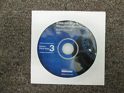 2003-2 BMW Sur Board Navigation Système Nord Central CD DVD OEM Usine - $48.62