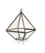 Glass Terrarium - Small Diamond - £12.76 GBP