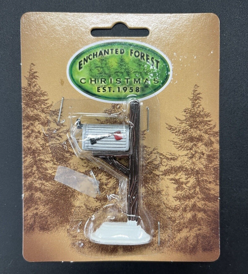 Primary image for Enchanted Forest Christmas Village Mini Metal Mailbox