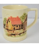 Vintage Set of 4 Sears Roebuck &amp; Co. Coffee Mug Cup Farm Barnyard Made i... - $37.05