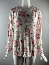 NWT BP. Womens Cozy Lounge Top Ivory Bria Floral Size M - £9.38 GBP
