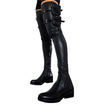 Fashion Women Boots Big Size 46 Brand Design Female Motorcycle Boots  Zip Sexy O - £95.13 GBP