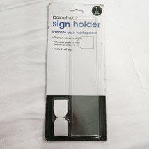 Office Panel Wall Sign Holder Clear Display 2x9 In - £9.38 GBP