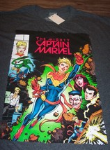 The Mighty Captain Marvel Marvel Comics T-Shirt Mens Large New w/ Tag - £15.48 GBP