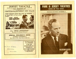 Park &amp; Jersey Theatre Weekly Coming Attractions Intermezzo Bergman Howar... - £23.79 GBP