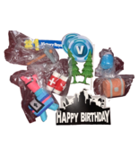 Gaming Themed Birthday Cake Topper Featuring Iconic Characters - $16.20 CAD