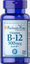 Puritan&#39;s Pride Vitamin B-12 500 mcg-250 Tablets - £26.27 GBP