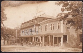 Kezar Falls, Maine Pre-1920 RPPC Photo Postcard - Dirt Road Main Street View - £9.57 GBP