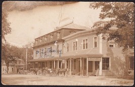 Kezar Falls, Maine Pre-1920 RPPC Photo Postcard - Dirt Road Main Street View - £9.16 GBP