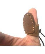Soft Leather Thumb Ring Archery Finger Protector for Mongolian Reurve - €11,22 EUR