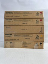 5 New Genuine Toshiba e-STUDIO 2000AC,2500AC MMMYYK Toner T-FC200U (No C... - $8,131.90 MXN