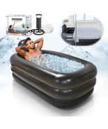 Portable Bathtub Adult,Ice Bath Tub For Athletes,Inflatable Bathtub, Dar... - €57,79 EUR