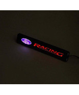 Ford Racing Logo LED Light Car Front Grille Badge Illuminated Decal Sticker - $224.19 MXN
