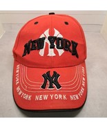NEW YORK YANKEES EMBROIDERED ADJUSTABLE STRAPBACK CAP HAT - £7.64 GBP