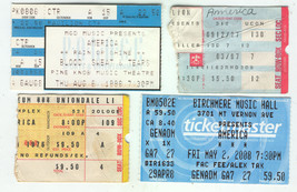 AMERICA 4 TICKET STUBS LOT US TOUR DATES 1976-2008 RARE PINE KNOB DETROIT - $14.75