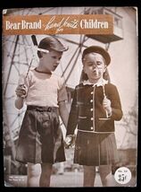 VTG Bear Brand Hand Knits Pattern Children Booklet Vol 331 1946 Reindeer... - $43.56