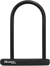 Master Lock U-Lock Bike Lock With Key, 8170D, Black, U-Lock For Bicycles... - £31.54 GBP