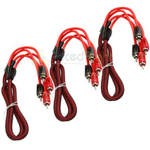 3 Pack 3 Ft RCA Cable OFC Interconnect DS18 R3 Competition Rated Perform... - $33.99