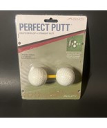 Golf Training Ball Perfect Putt Double Ball with Tube Putting Trainer - $14.03