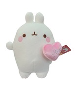 Molang Heart Love Plush Stuffed Animal Plush Doll Korean Toy 25cm 9.8inc... - $75.03 CAD