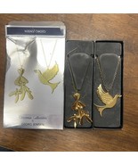 Georg Jensen Christmas Ornaments Mobile 2014 24kt Gold Plate Mistletoe a... - $1,900.49 MXN