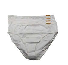 Charter Club Intimates Lot of 4 Size 3X White Everyday Cotton Bikini Pan... - $11.88
