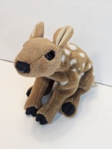 Folkmanis Puppet Plush Baby Deer Fawn 12&quot; Spotted Realistic Hand Puppets READ - $12.99