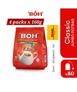 BOH CAMERON HIGHLANDS TEA POTBAGS  4 packs x 80 POTBAGS 160G -by DHL Express - $97.09
