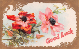 Antique Postcard Good Luck  Embossed - £2.65 GBP